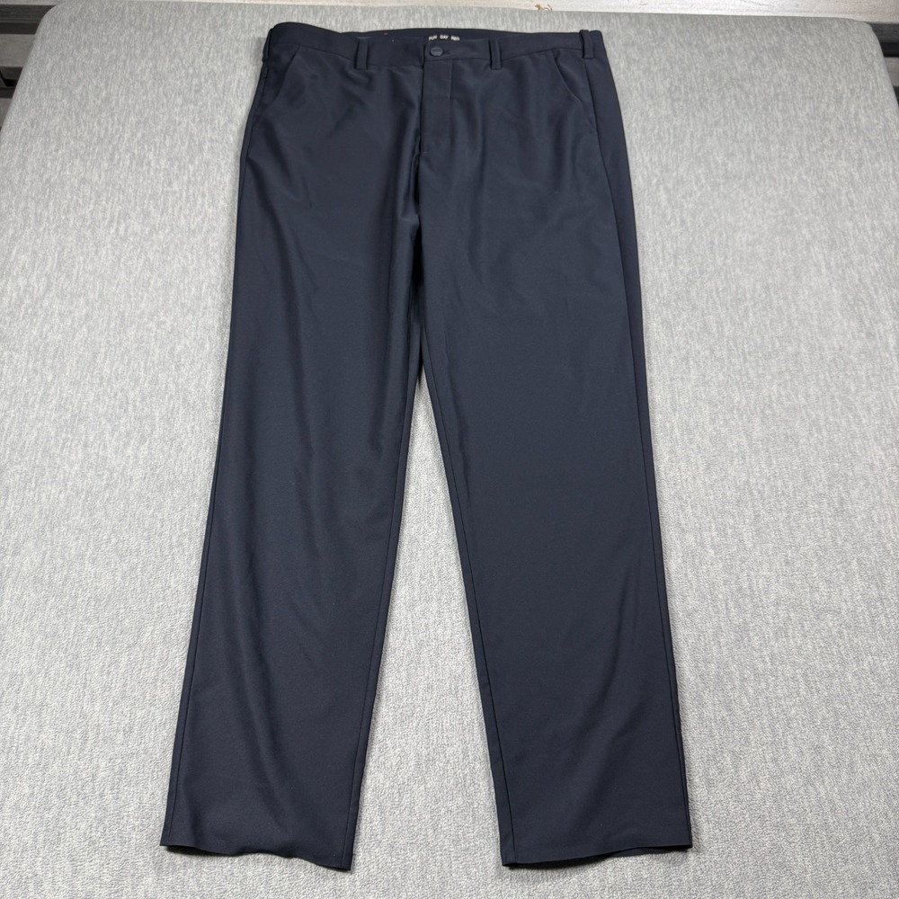 Sun Day Red Pants Mens 36x30 Dark Blue Preppy Tapered Golf Casual Outdoor